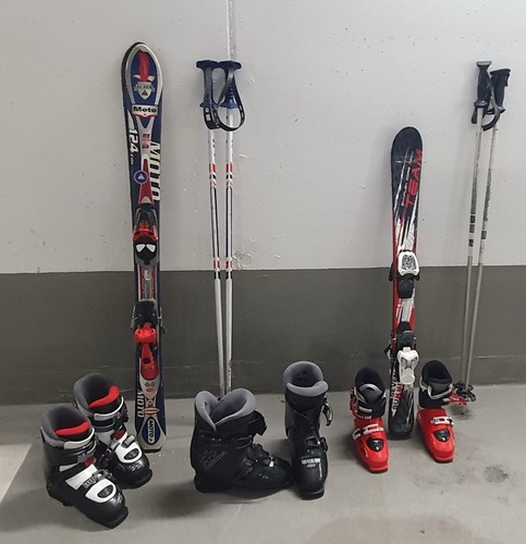 Kinder ski und schuhe - kinder,
